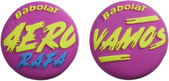 700123 Babolat Vamos Rafa Dampener x2 (Pink/Yellow)