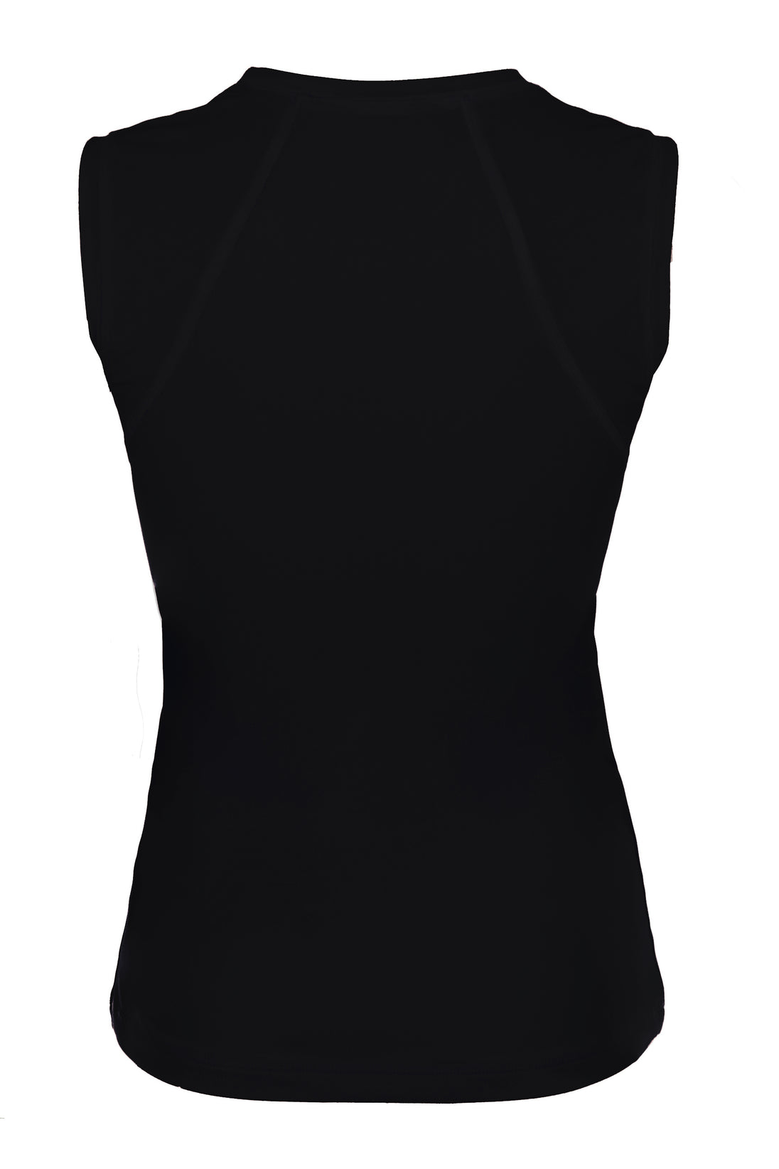 Sofibella Women's Classic Sleeveless Tennis Top (Black)