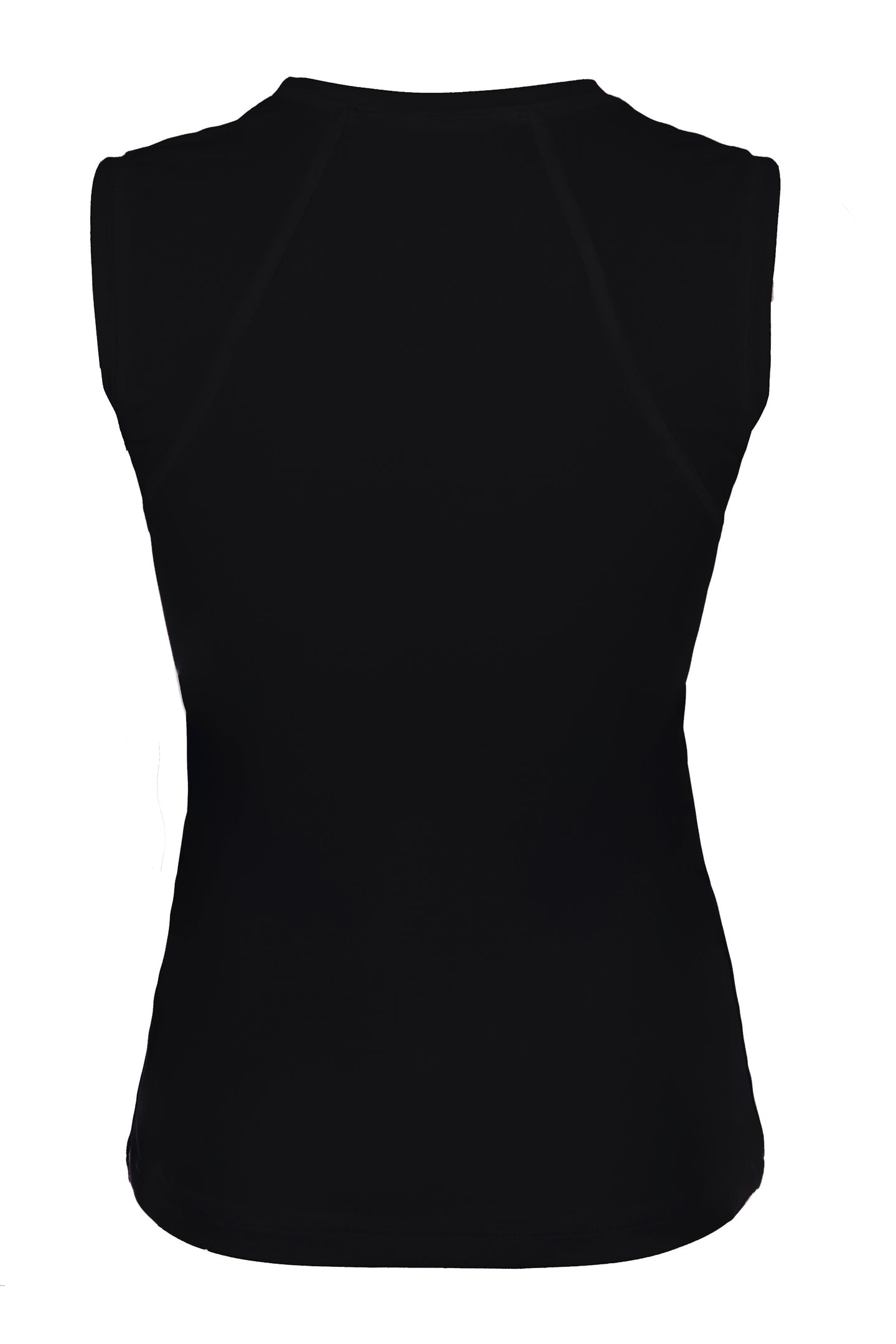 Sofibella Women's Classic Sleeveless Tennis Top (Black)
