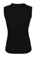 Sofibella Women's Classic Sleeveless Tennis Top (Black)