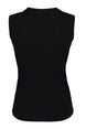Sofibella Women's Classic Sleeveless Tennis Top (Black)