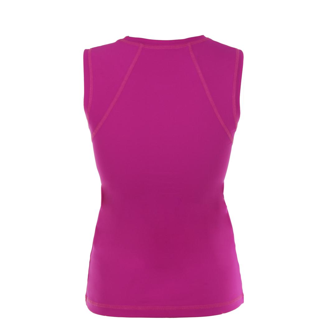 Sofibella Women's Classic Sleeveless Tennis Top (Raspberry)