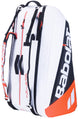 751225-374MY Babolat Pure Strike Racquet Holder x12 Tennis Bag (White/Red)