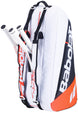 751226-374MY Babolat Pure Strike Racquet Holder x6 Tennis Bag (White/Red)