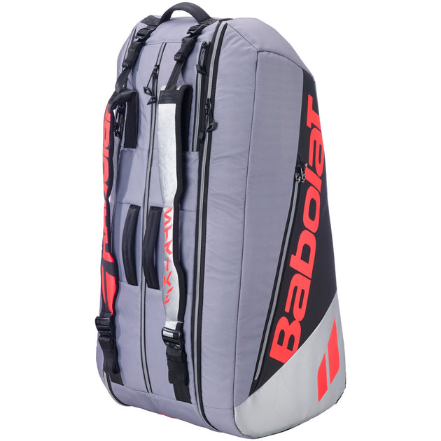751248 Babolat Pure Strike 4th Gen Racquet Holder x9 Tennis Bag (Carbon Grey)