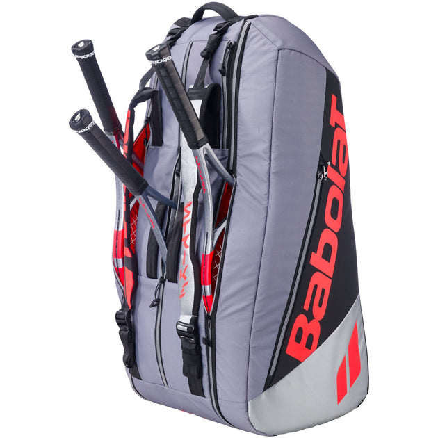 751248 Babolat Pure Strike 4th Gen Racquet Holder x9 Tennis Bag (Carbon Grey)