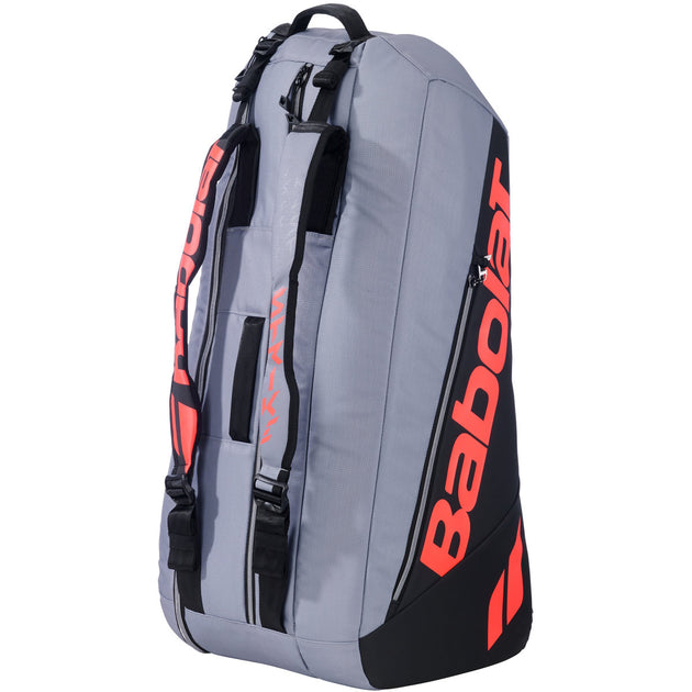 751249 Babolat Pure Strike 4th Gen Racquet Holder x6 Tennis Bag (Carbon Grey)