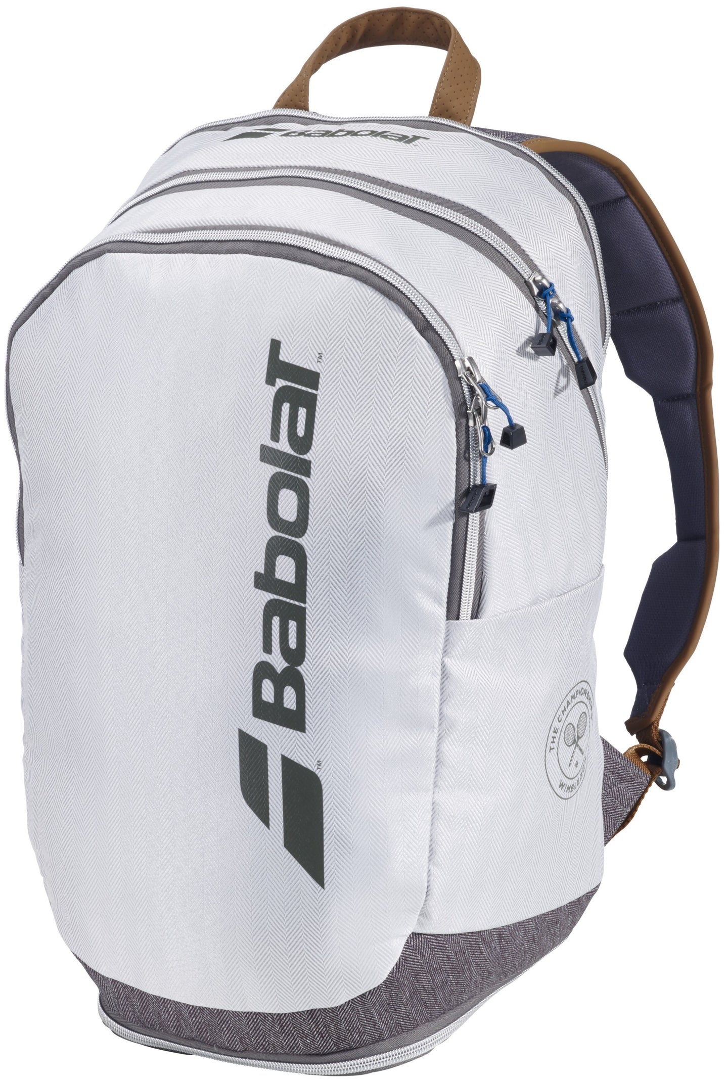 753107-101 Babolat Wimbledon Court Tennis Backpack (White)