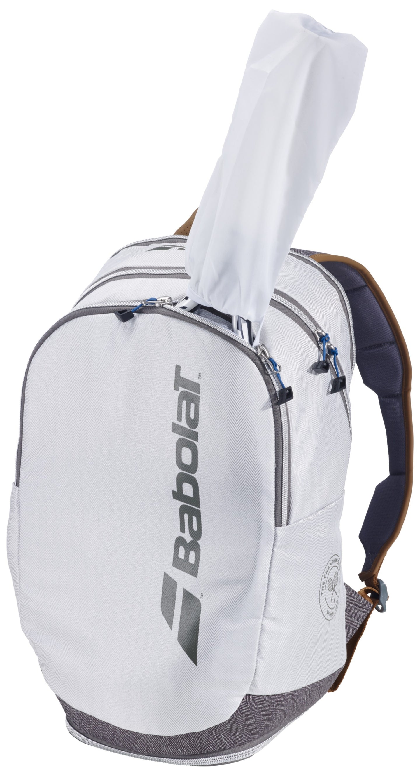 753107-101 Babolat Wimbledon Court Tennis Backpack (White)