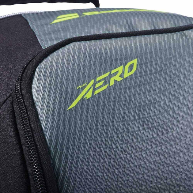 753114-100  Babolat Pure Aero Tennis Backpack (Metallic Grey/Black/Fluo Yellow)