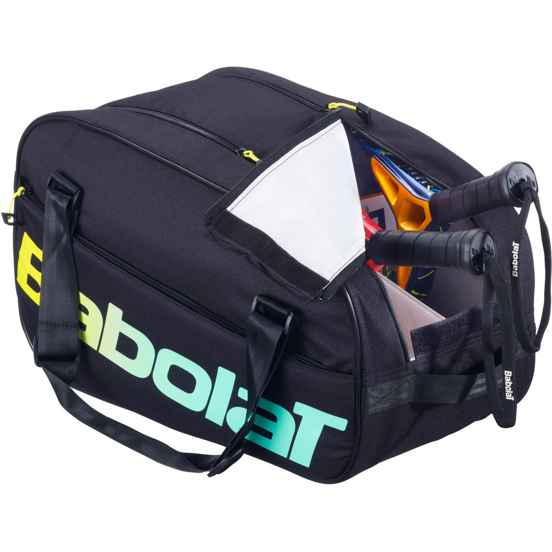 759022-264 Babolat Court S Padel & Pickleball Bag (Black/Multicolored)
