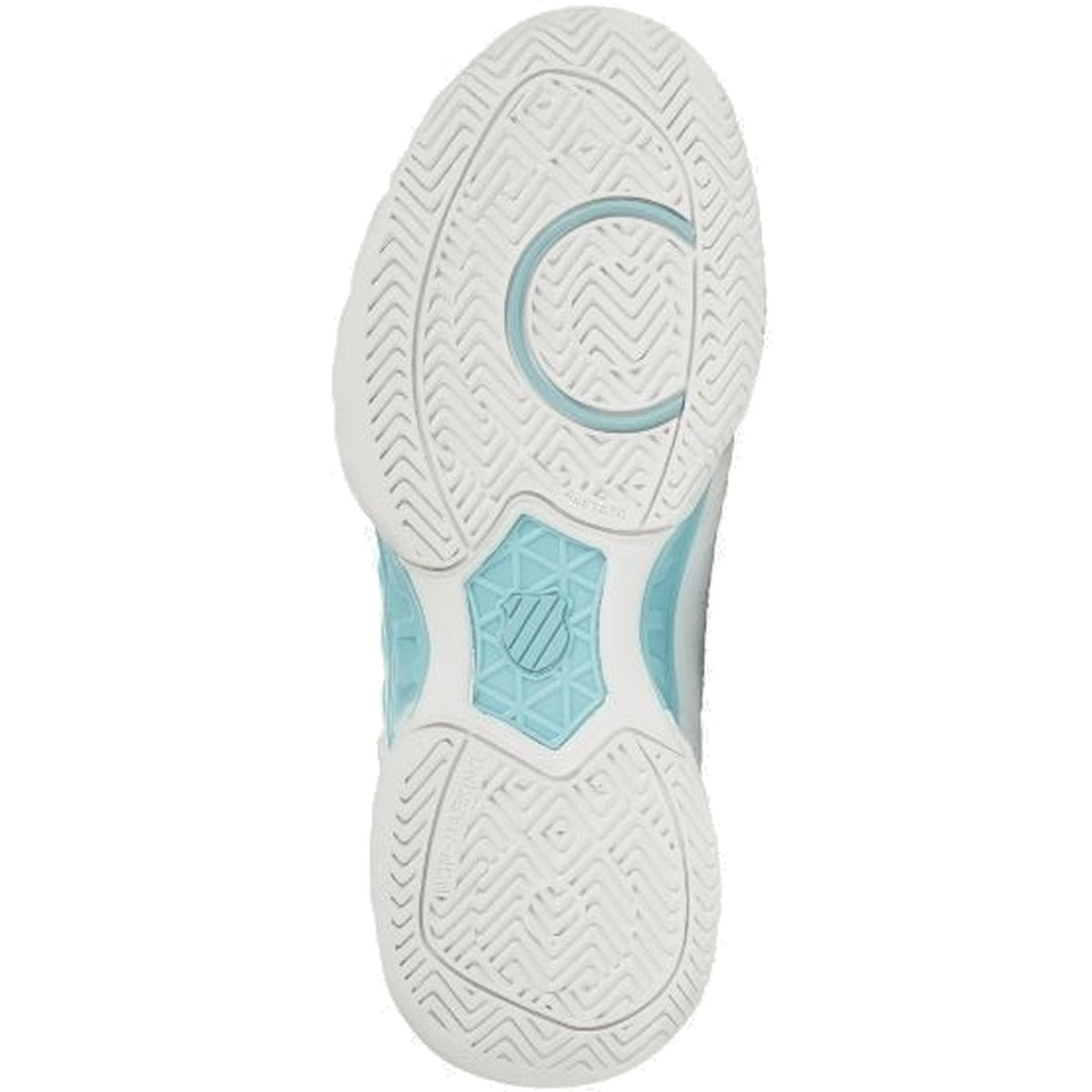 86989-190 K-Swiss Juniors Bigshot Light 4 Tennis Shoes (White/Blue/Lilac)
