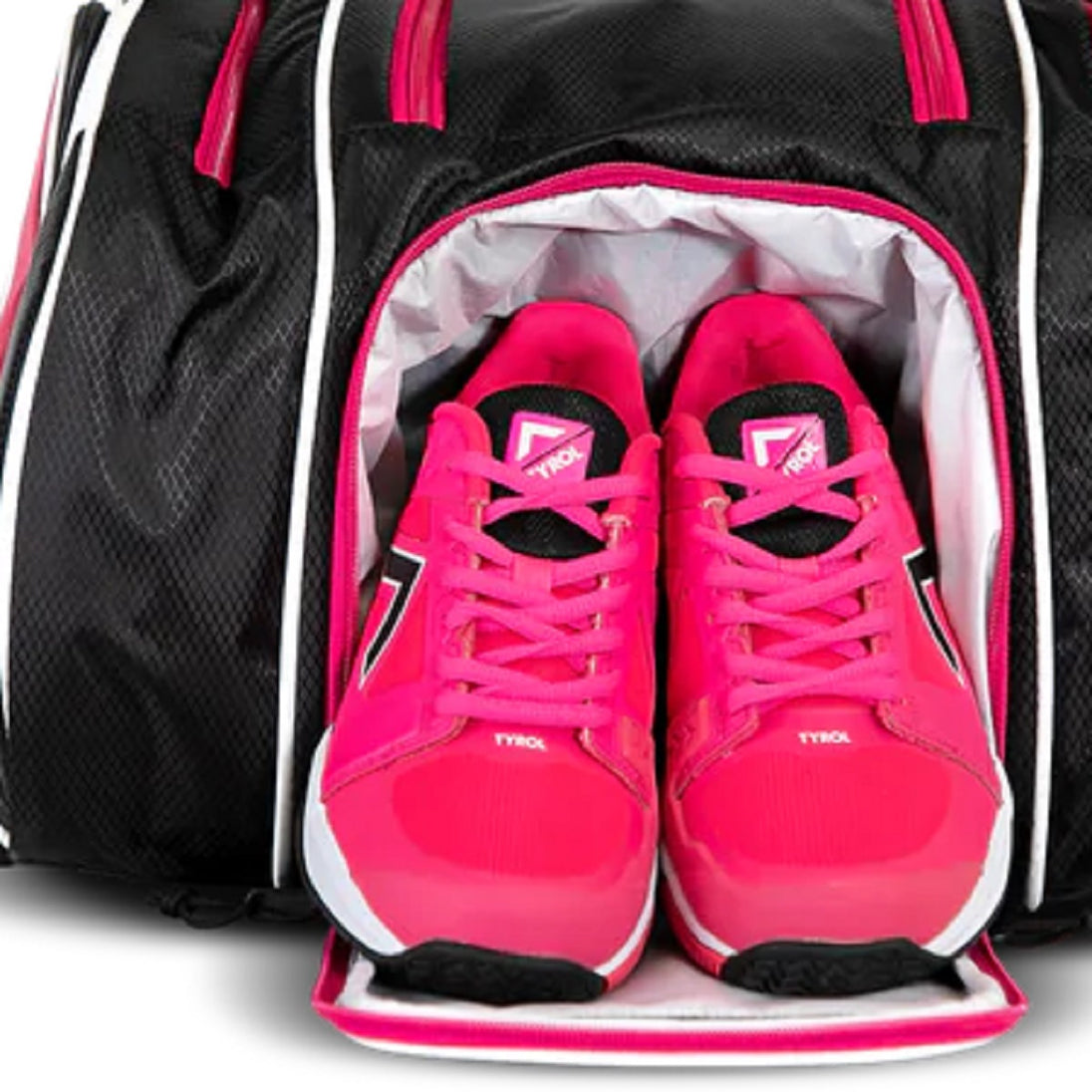9100-PKBK Tyrol Pickleball Tournament Bag, Large (Pink/Black)