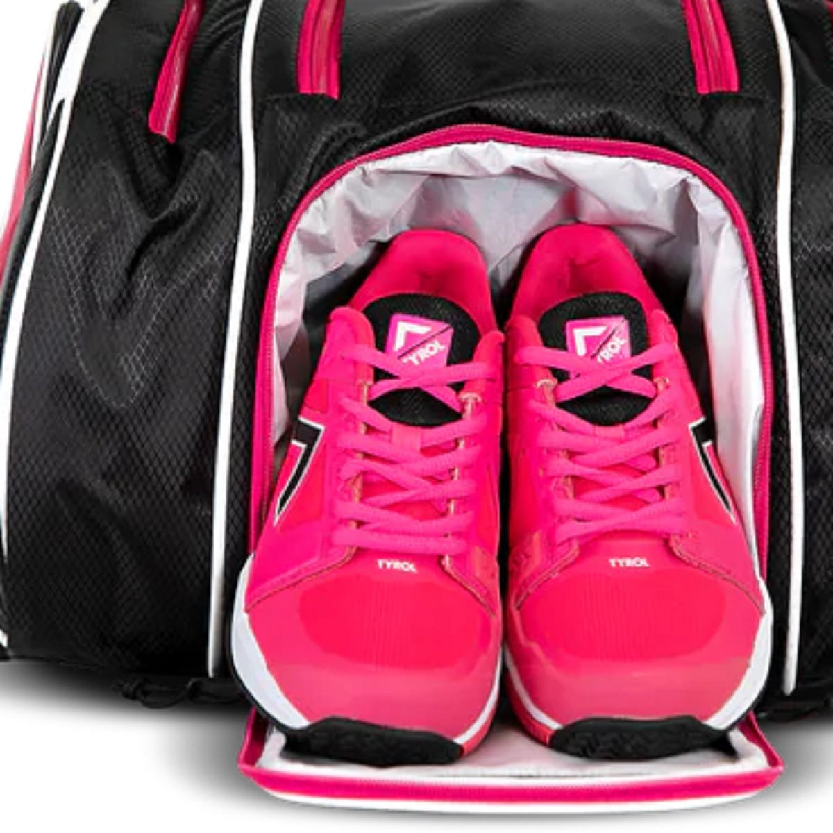 9100-PKBK Tyrol Pickleball Tournament Bag, Large (Pink/Black)