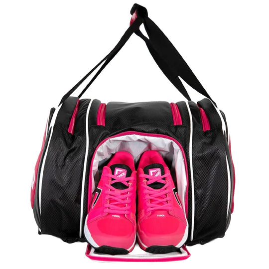 9100-PKBK Tyrol Pickleball Tournament Bag, Large (Pink/Black)