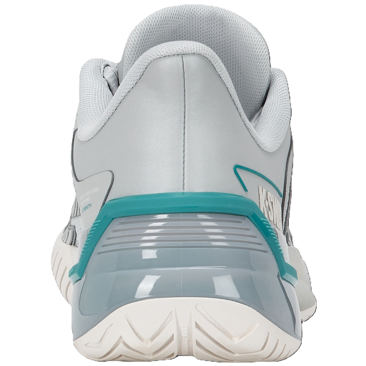 K-Swiss Women’s UltraShot 4 Tennis Shoes (Glacier Gray/Balltic/Blanc de Blanc)