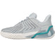 K-Swiss Women’s UltraShot 4 Tennis Shoes (Glacier Gray/Balltic/Blanc de Blanc)