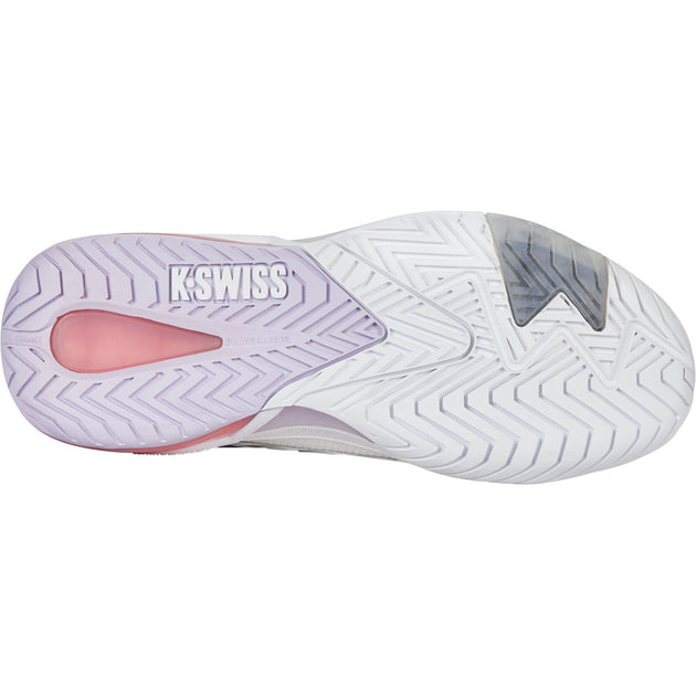 94437-182 K-Swiss Women’s Ultrashot 4 Tennis Shoes (White Orchid Petal Neon Blaze)