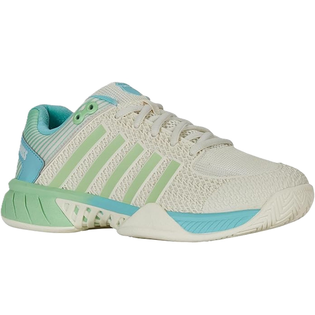 96563-258K K-Swiss Women's Express Light Pickleball Shoes (Egret/Patina Green)