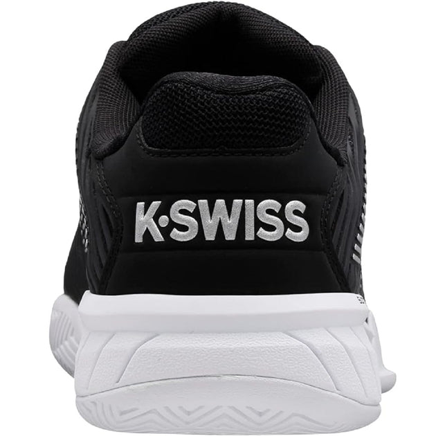 96613-085 K-Swiss Women's Hypercourt Express 2 Tennis Shoes (Black/White/Silver)