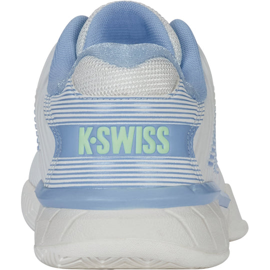 96613-126 K-Swiss Women’s Hypercourt Express 2 Tennis Shoes (Lucent White Dutch Canal Paradise Green)