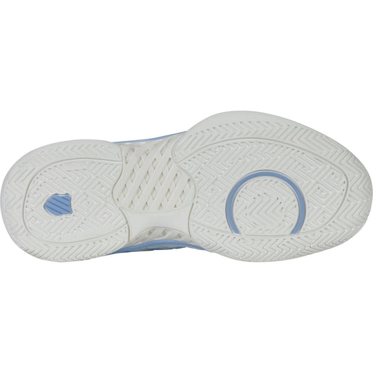 96613-126 K-Swiss Women’s Hypercourt Express 2 Tennis Shoes (Lucent White Dutch Canal Paradise Green)
