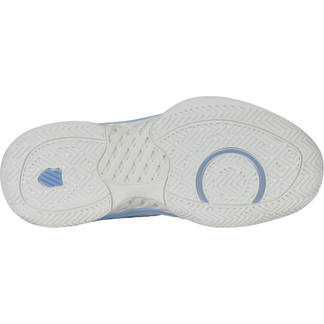 96613-126 K-Swiss Women’s Hypercourt Express 2 Tennis Shoes (Lucent White Dutch Canal Paradise Green)