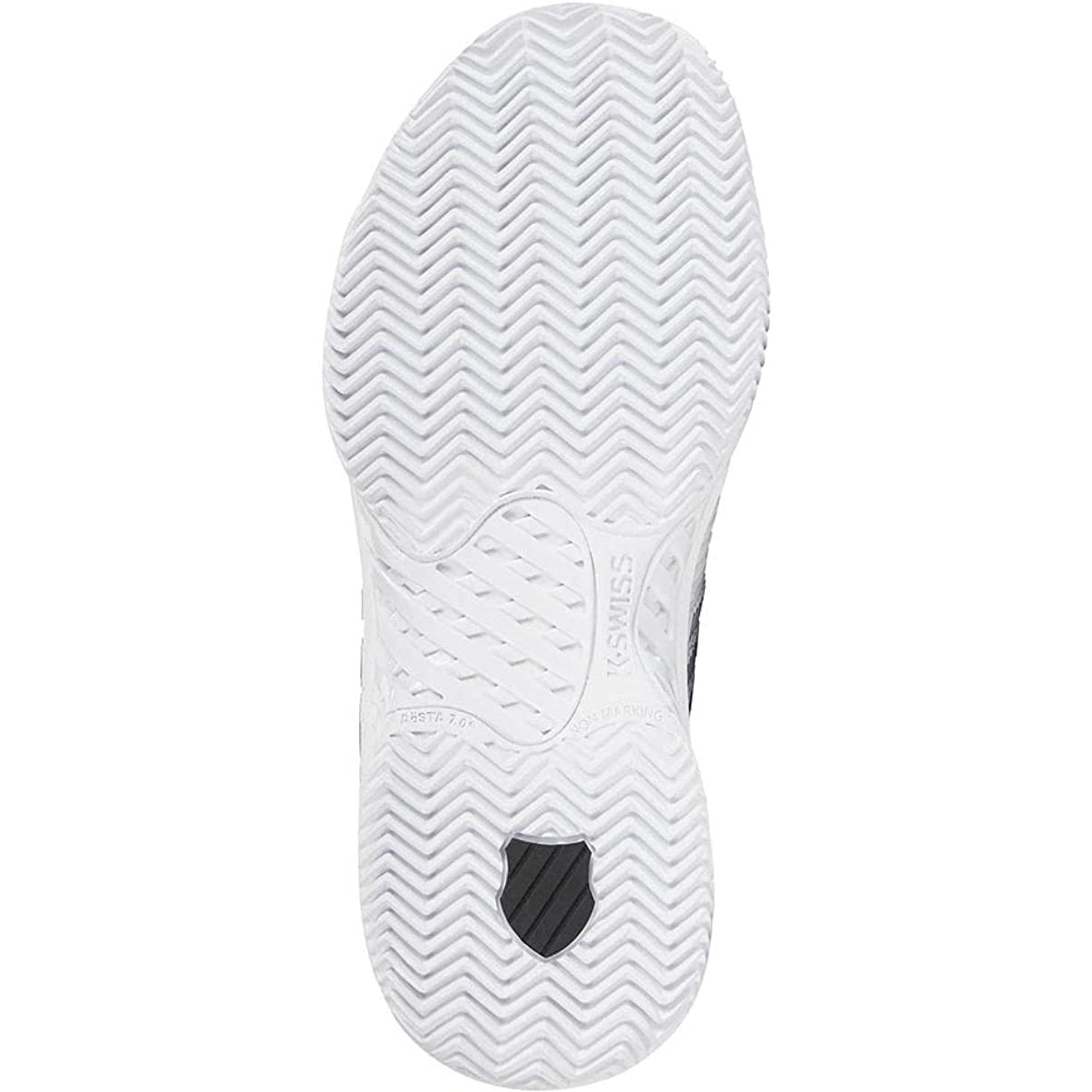 96614-102 K-Swiss Women's Hypercourt Express 2 HB Clay Court Tennis Shoes (White/Black) -Sole