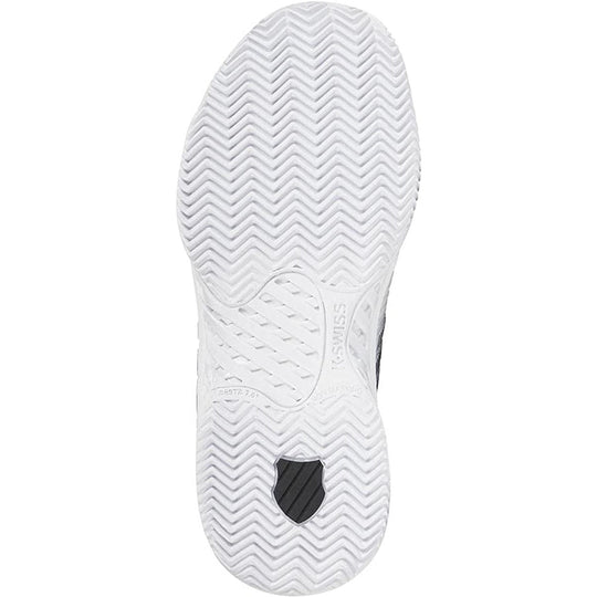 96614-102 K-Swiss Women's Hypercourt Express 2 HB Clay Court Tennis Shoes (White/Black) -Sole