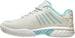96807-089 K-Swiss Women's Wide Hypercourt Express 2 Tennis Shoes (Gray/White/Blue Glow)