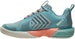96988-143 K-Swiss Women's Ultrashot 3 Tennis Shoes (Blanc De Blanc/Nile Blue/Desert Flower)