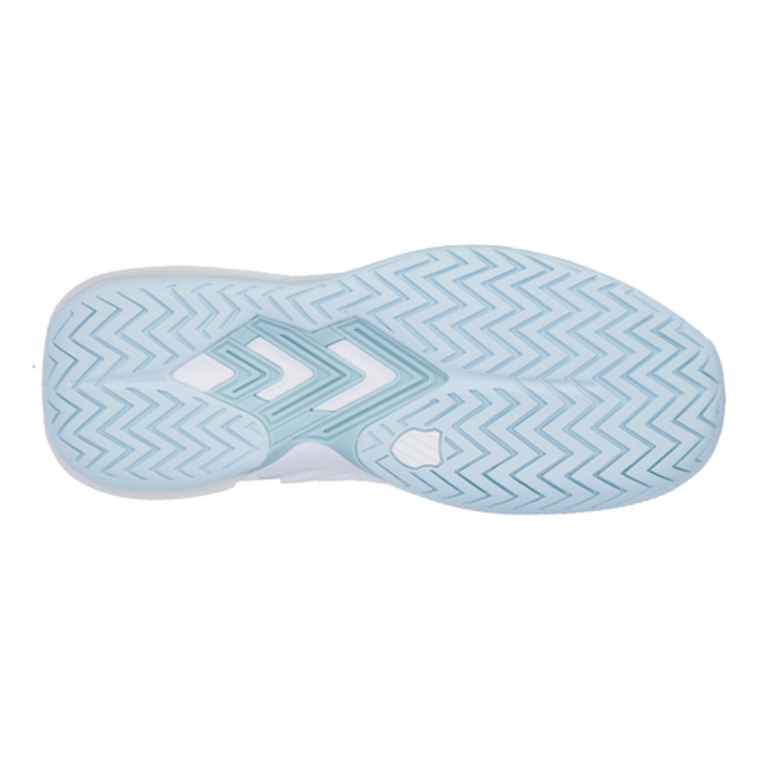 96988-175 K-Swiss Women's Ultrashot 3 Tennis Shoes White-Blue Glow