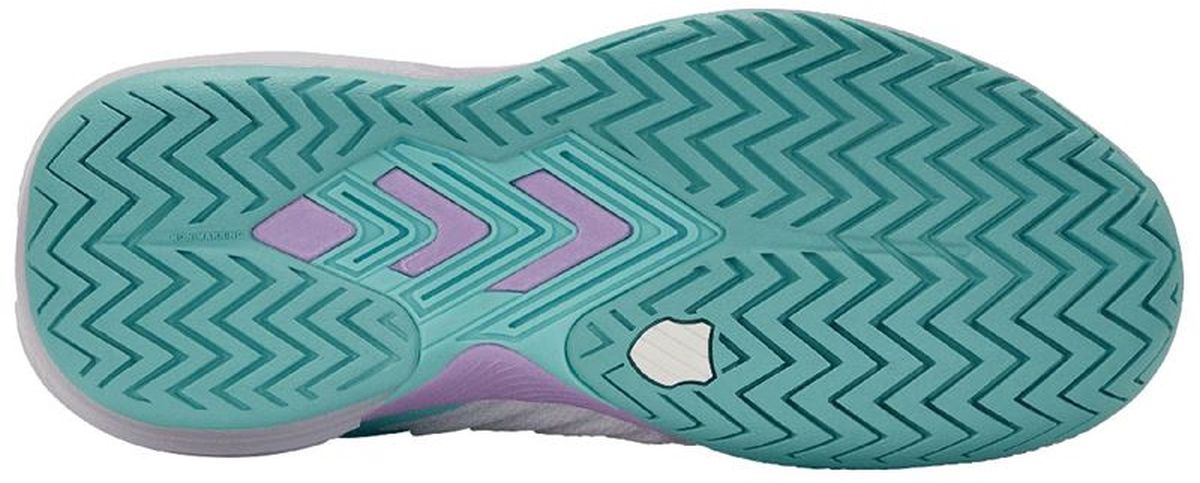 96988-190 K-Swiss Women's Ultrashot 3 Tennis Shoes (Brilliant White/Angel Blue/Sheer Lilac)