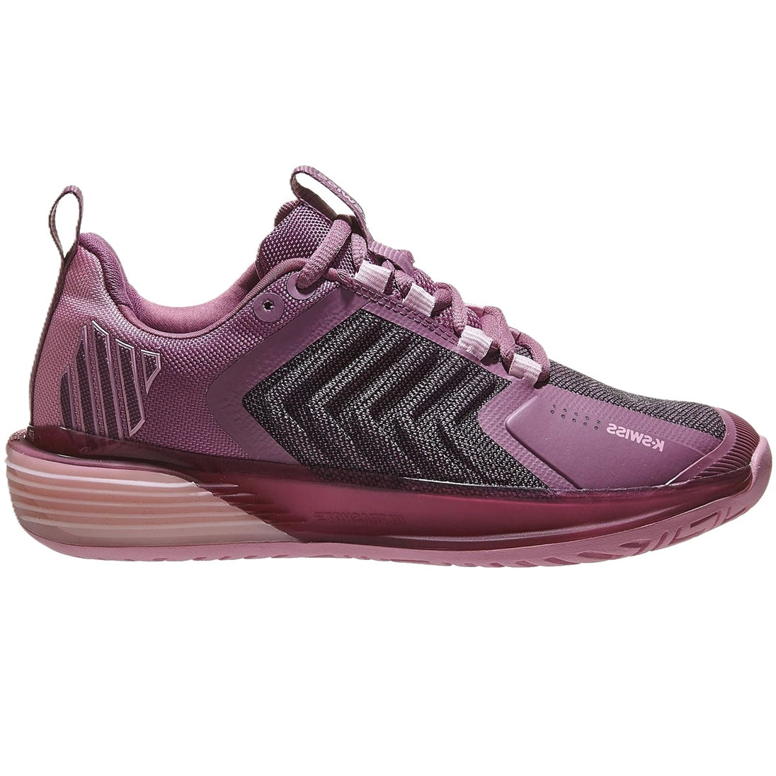 96988-516 K-Swiss Women's Ultrashot 3 Tennis Shoes (Grape Nectar/Cameo Pink)