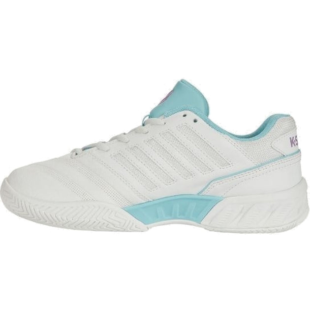 96989-190 K-Swiss Women's Bigshot Light 4 Tennis Shoes (White/Blue/Lilac)