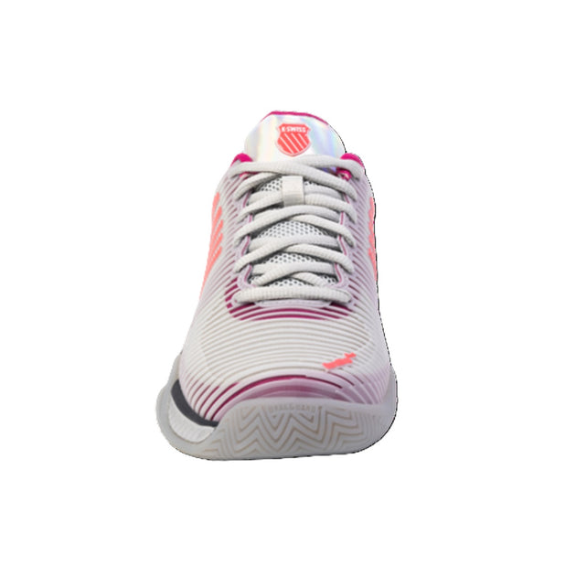 97382-093 K-Swiss Women's Hypercourt Express 2 X Lucky N Love Tennis Shoes (Harbor Mist/Silver) - Front