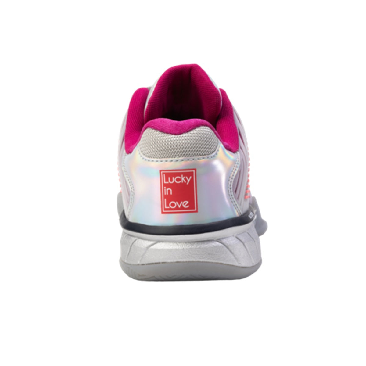 97382-093 K-Swiss Women's Hypercourt Express 2 X Lucky N Love Tennis Shoes (Harbor Mist/Silver) - Heel