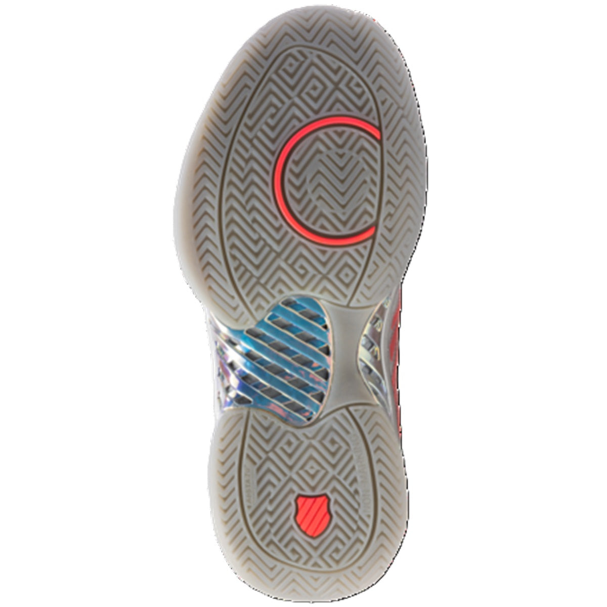 97382-093 K-Swiss Women's Hypercourt Express 2 X Lucky N Love Tennis Shoes (Harbor Mist/Silver) - Sole