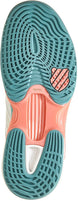 97392-143 K-Swiss Women's SpeedTrac Tennis Shoes (Blanc De Blanc/Nile Blue/Desert Flower)
