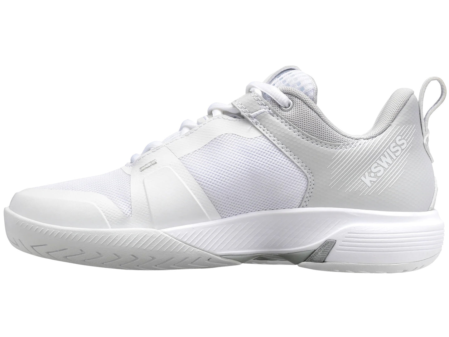 97395-914 K-Swiss Men's Ultrashot Team Tennis Shoes (White/Lunarock/Silver) - Left