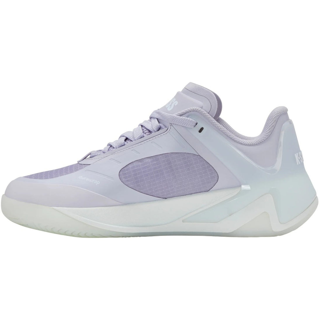 99491-455 K-Swiss Women's K-Frame Pickleball Performance Shoes (Lavender Blue/Bit of Blue/Patina Green)