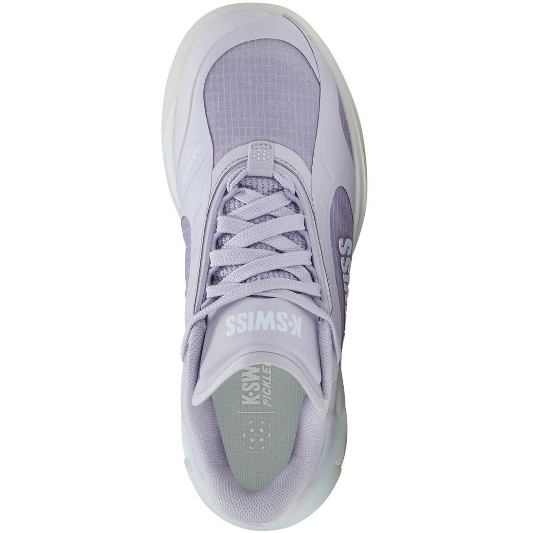 99491-455 K-Swiss Women's K-Frame Pickleball Performance Shoes (Lavender Blue/Bit of Blue/Patina Green)