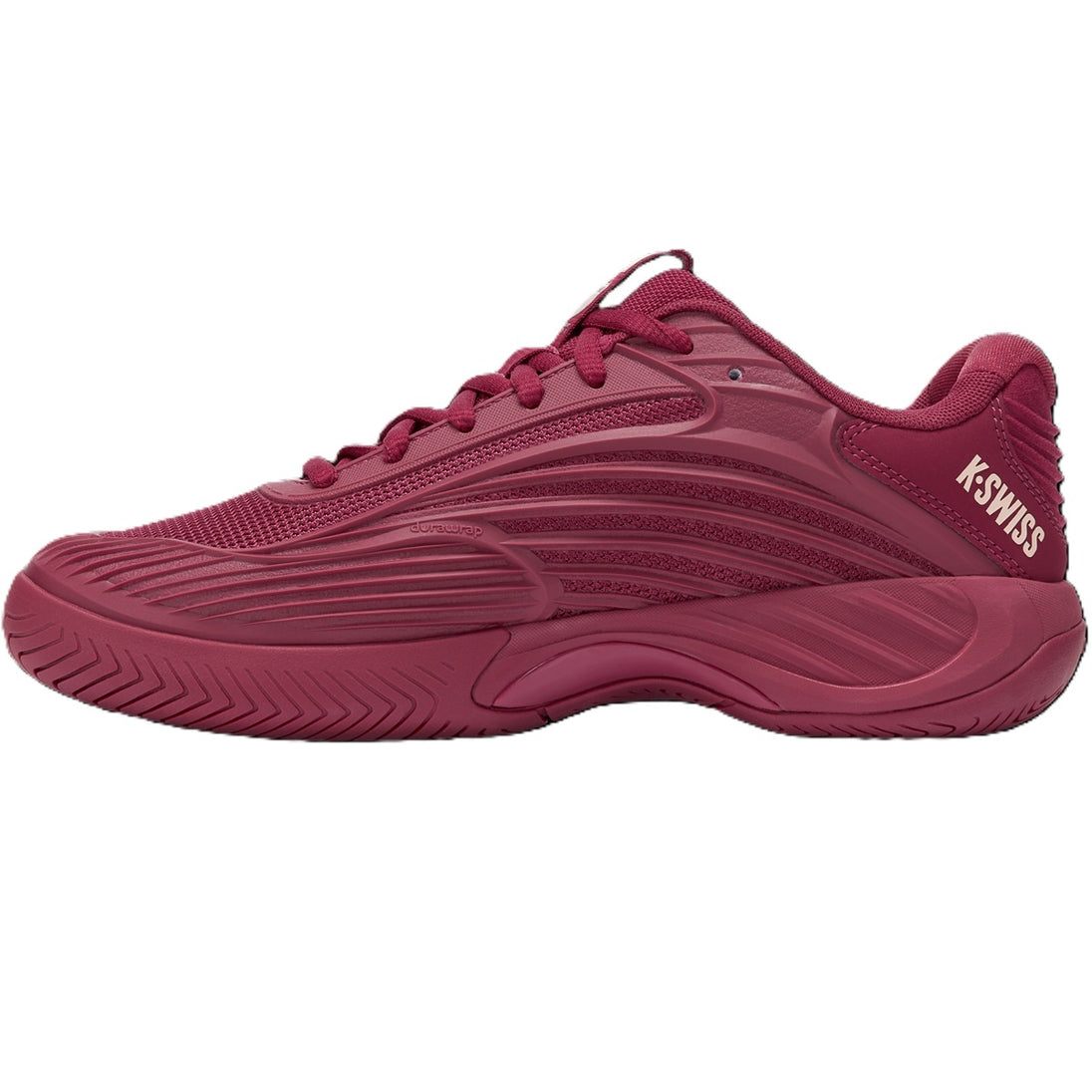 K-Swiss Women's Hypercourt Express 3 LIL Tennis Shoes (Merlot/Pink Salt)