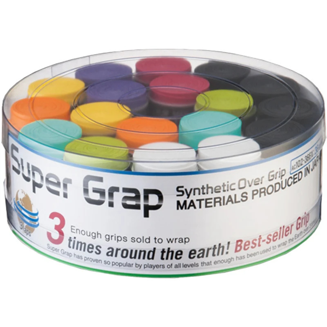 Yonex Super Grap Overgrip Bucket (36 Wraps)