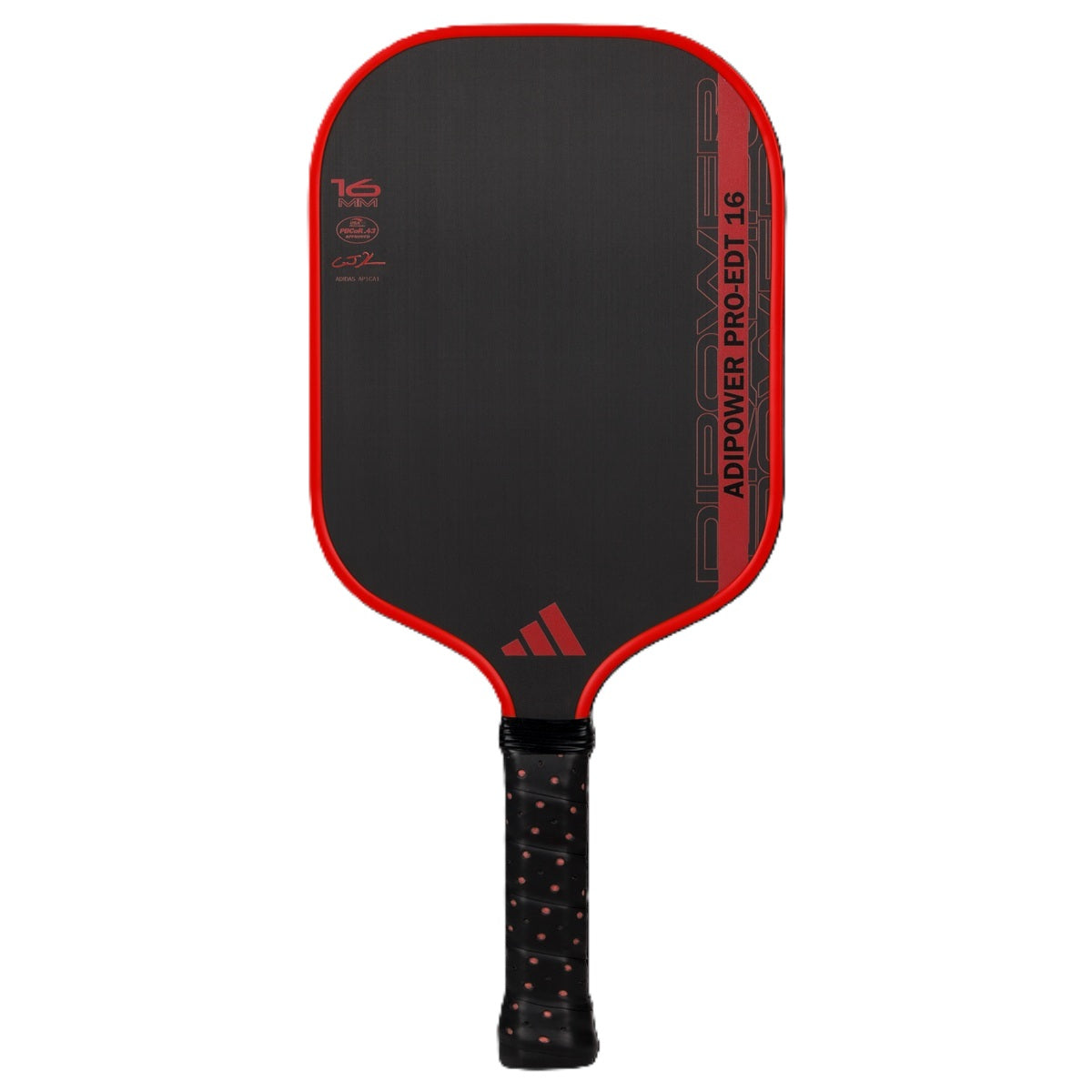 Adidas CJ Klinger Adipower Pro EDT Pickleball Paddle - face view