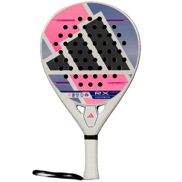 Adidas RX Series Light Padel Racket - face view - Pink/Black