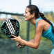Adidas Match Light Padel Racket - woman holding racket
