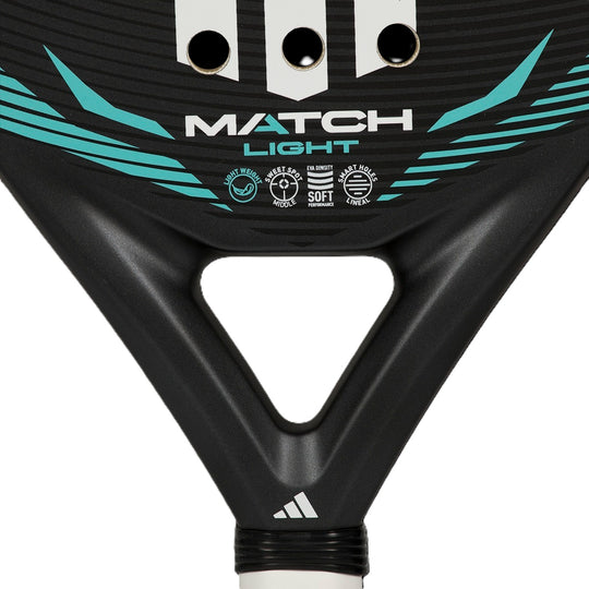 Adidas Match Light Padel Racket - view of throat