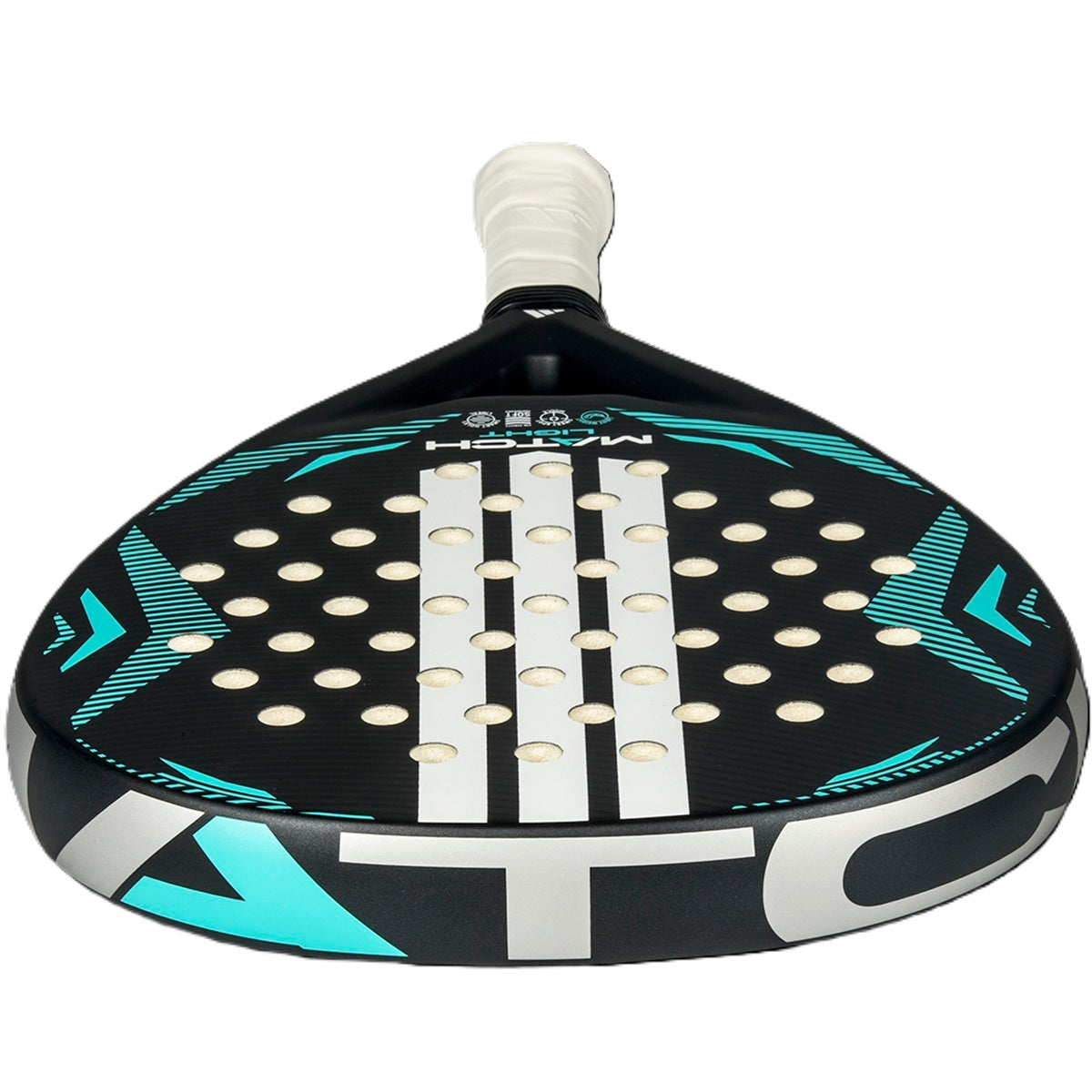 Adidas Match Light Padel Racket - top edge and face view