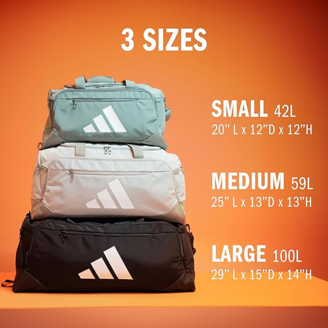 Adidas Defender 5 Small Duffel Bag (Dark Grey) Adidas Defender 5 Small Duffel Bag (Dark Grey)